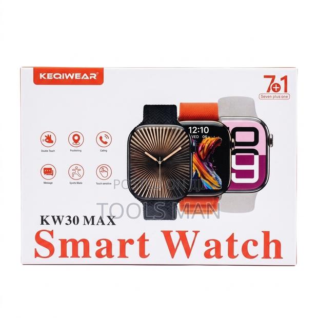Keqiwear Kw30 Max Series 10 Smart Watch: 7+1 Straps, Bt Call, 2.02" Hd