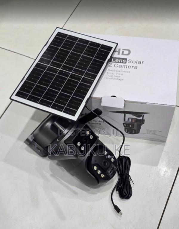 Wifi Dual Lens Solar PTZ CCTV Security Camera