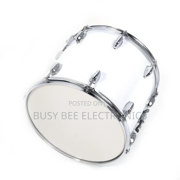 Marching Drum White 16”