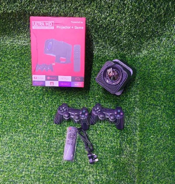 Ultra Hd Projector + Game Box - Android Tv Wifi 6 - 2 Controllers