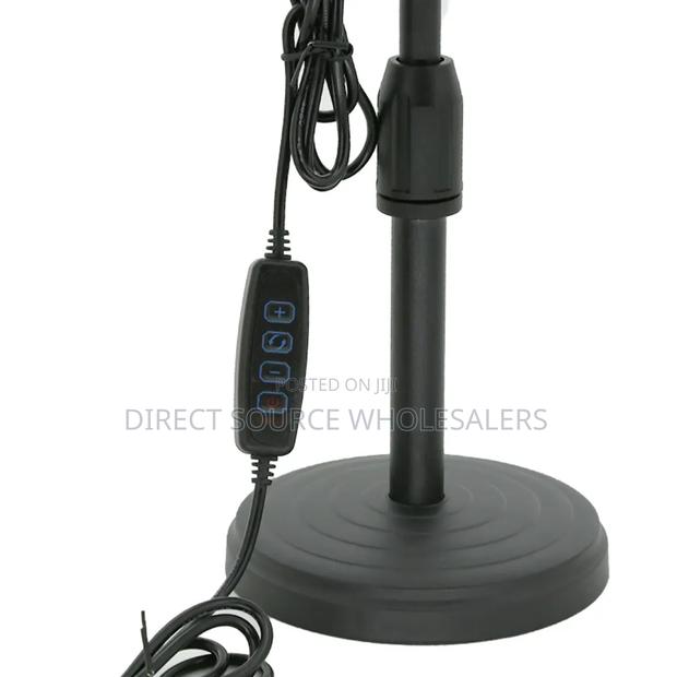 Ring Light With Dual Phone Holders Table Stand. - thumbnail 3