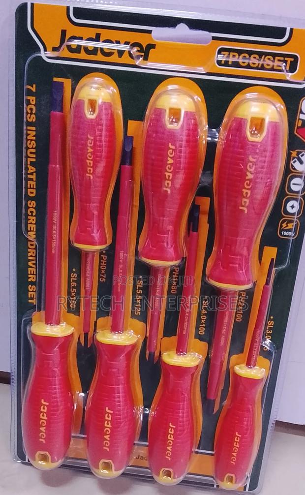 Jadever 7pcs Insulated Screw Drivers