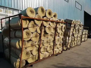 High Density Rockwool Insulation Blanket With Aluminium Foil.