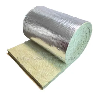 High Density Rockwool Insulation Blanket With Aluminium Foil.