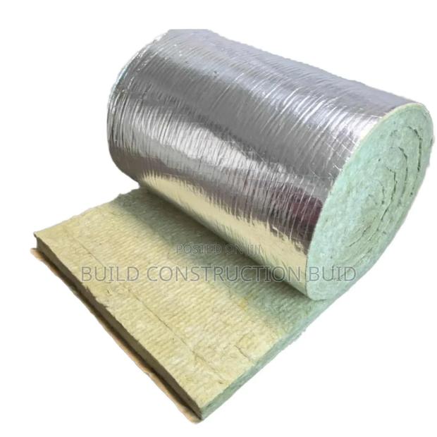 High Density Rockwool Insulation Blanket With Aluminium Foil. - thumbnail 4