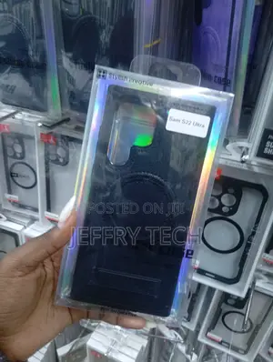 Stylish Creative Branded Leather Case Samsung Galaxy S22 Ultra.