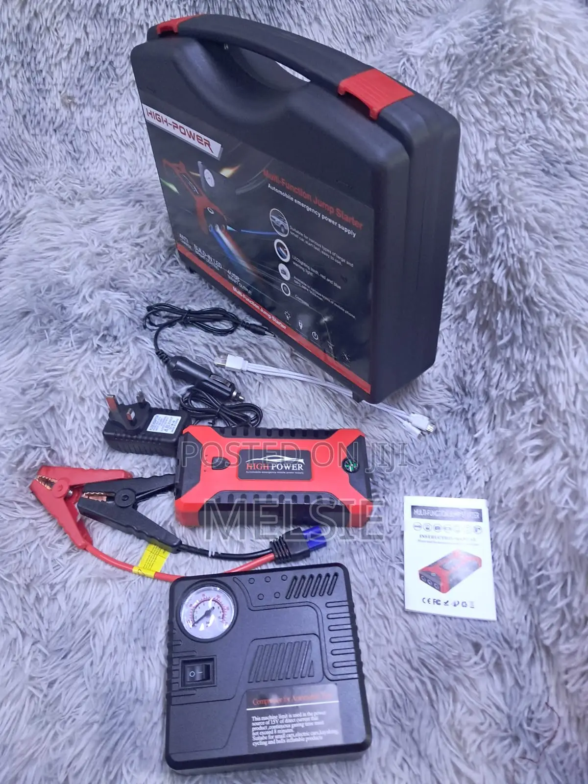 Ultra Powerful Portable Jump Starter – Quick Start Battery Booster