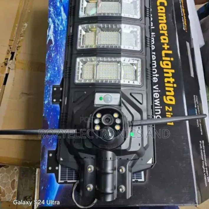 Solar Camera and Flood Light 369 Degree and 450 Watts