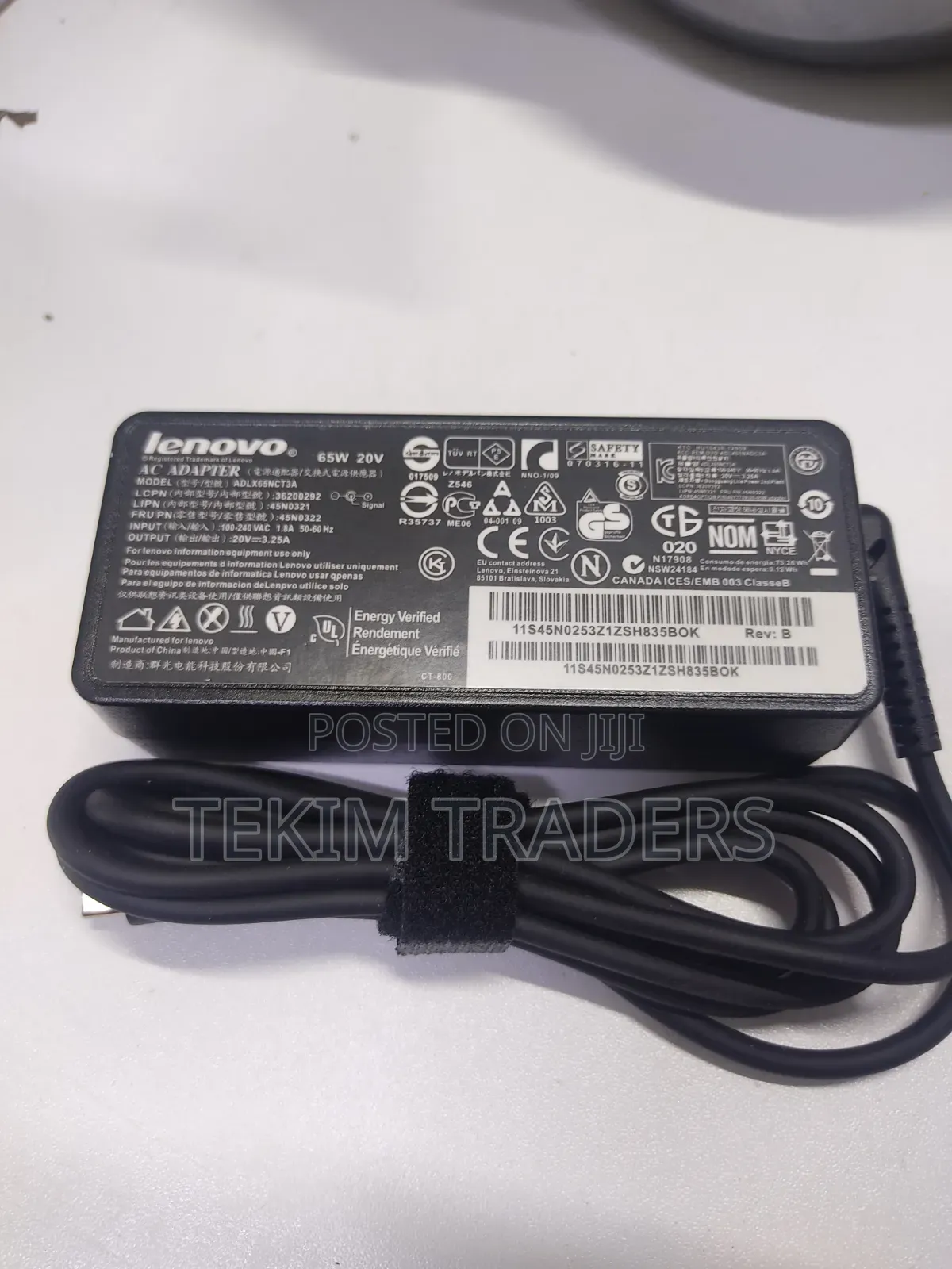 65w 20v Lenovo Type C Charger