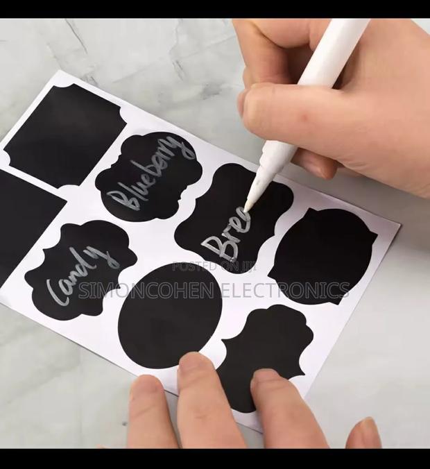 80pcs Pantry Stickers Labels + Pen - thumbnail 2
