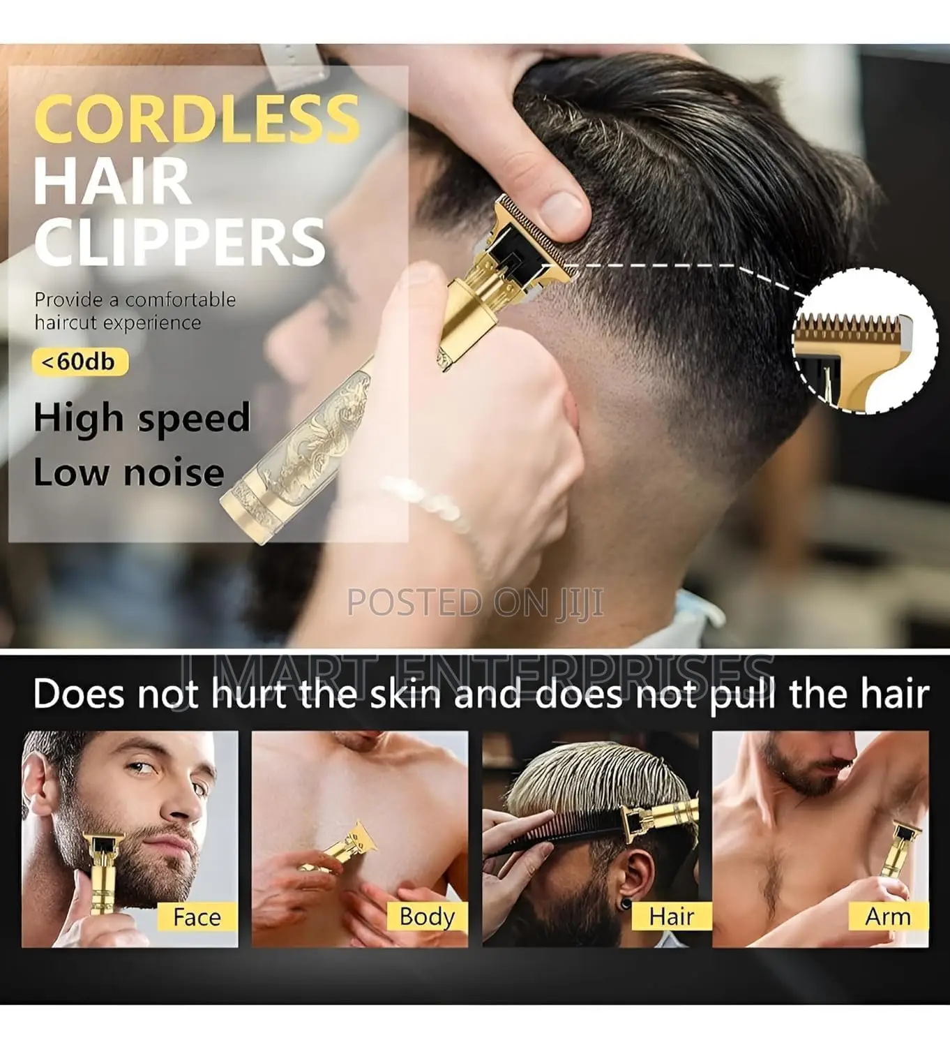 Trimmer Men Professional Cordless Hair Clipper ,Rechargeable
