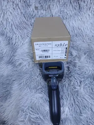 Syble Wireless 2d Barcode Scanner, Portable Laser Barcode Reader