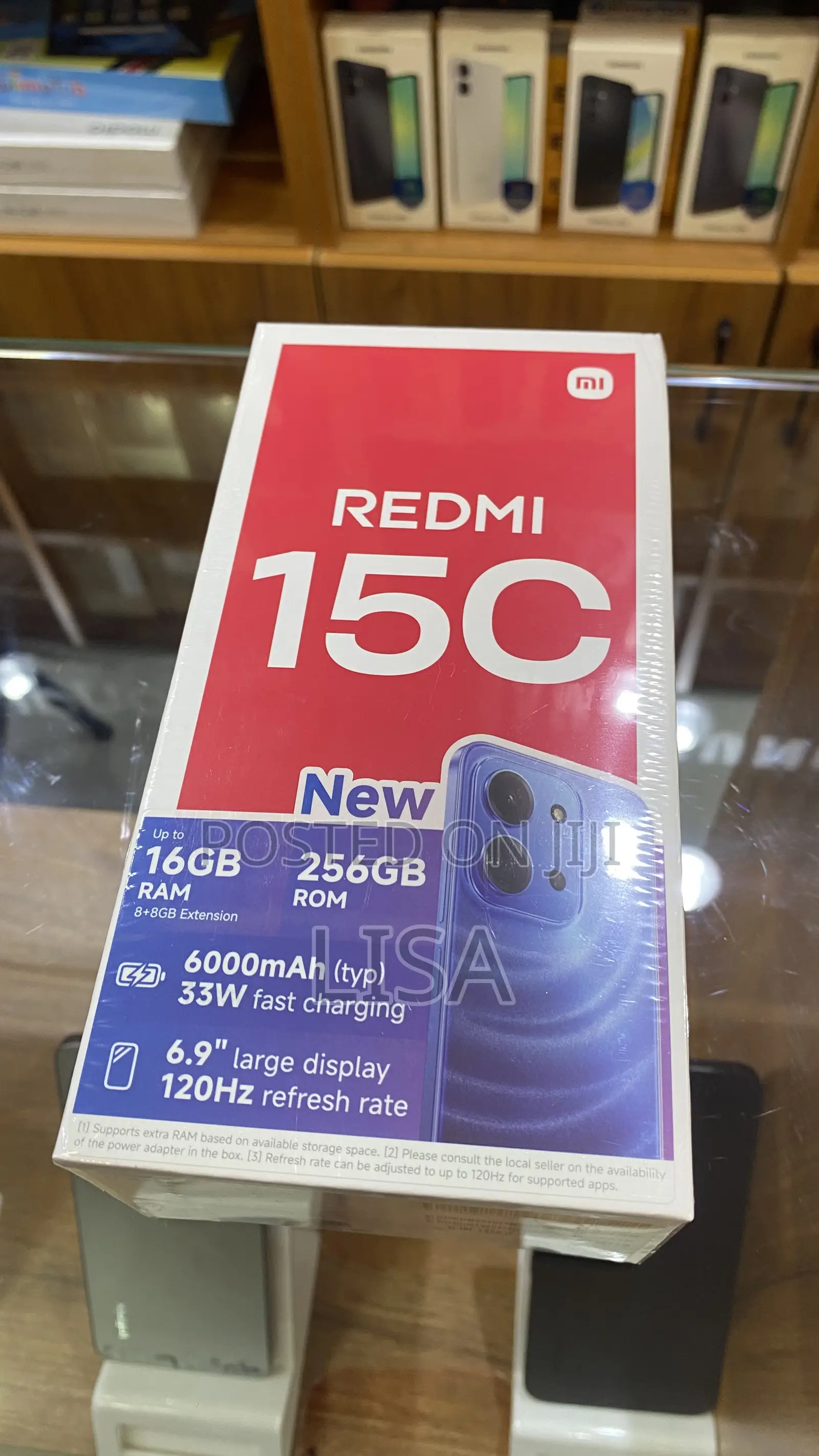 New Xiaomi Redmi 15C 4G 128 GB Blue