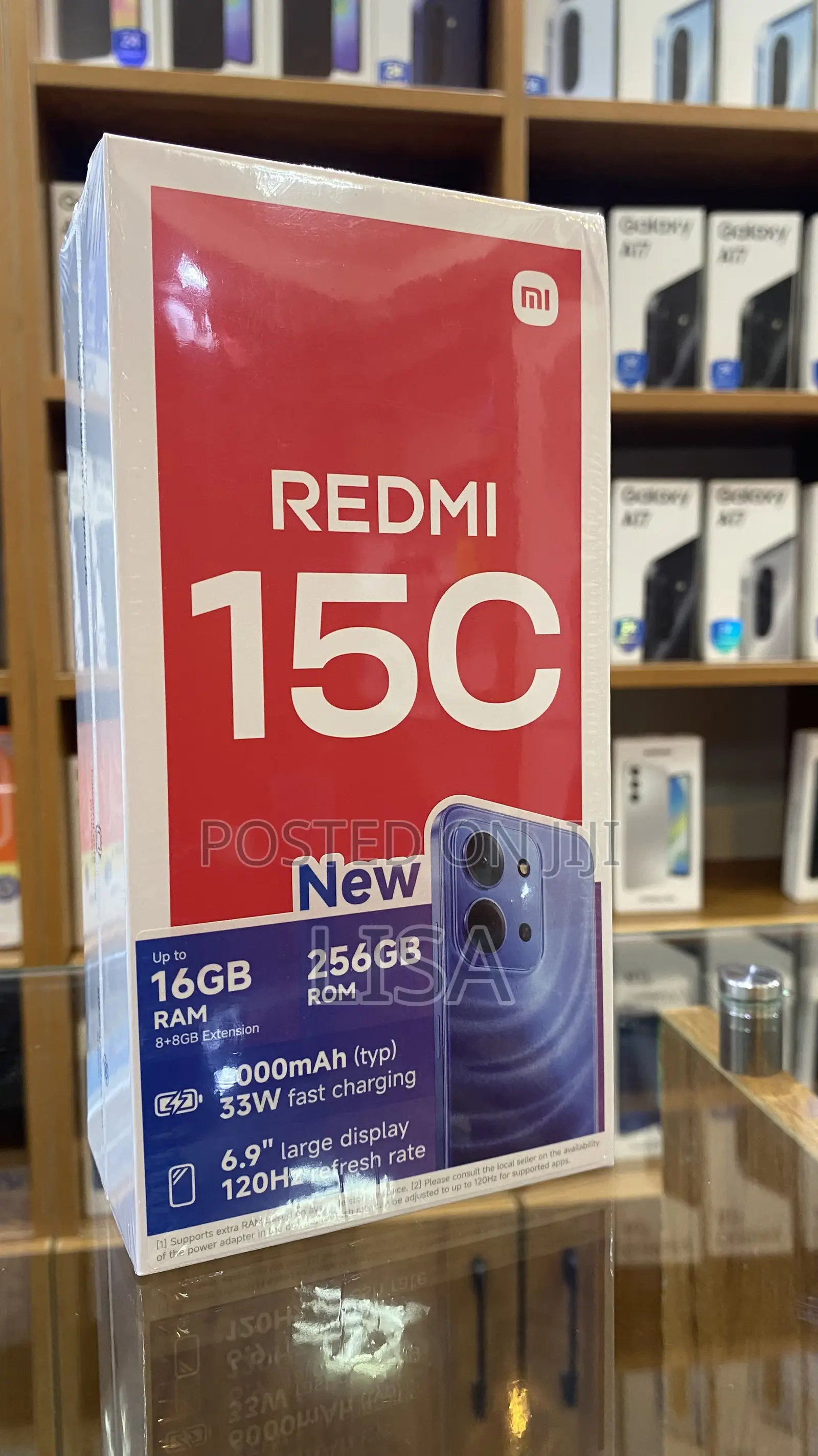New Xiaomi Redmi 15C 4G 128 GB Blue