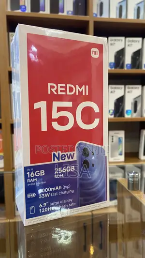 New Xiaomi Redmi 15C 4G 128 GB Blue