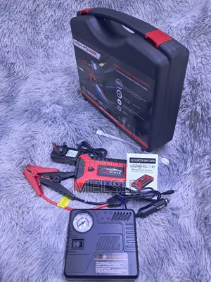 Heavy Duty Portable Jump Starter With Built-in Air Pump Usb Ports