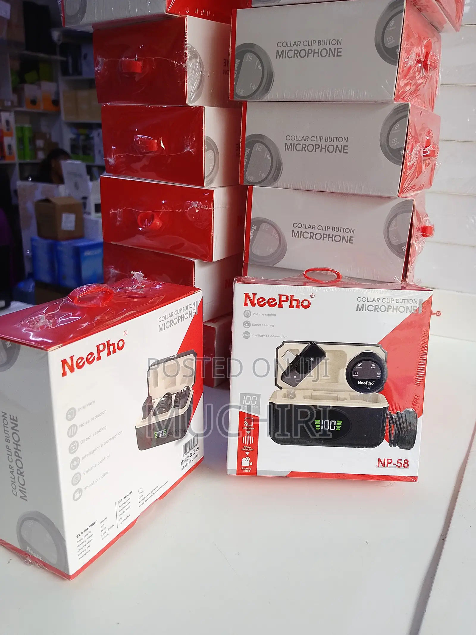 Dual Microphone Technology for Enhanced Audio Neepho Np-58