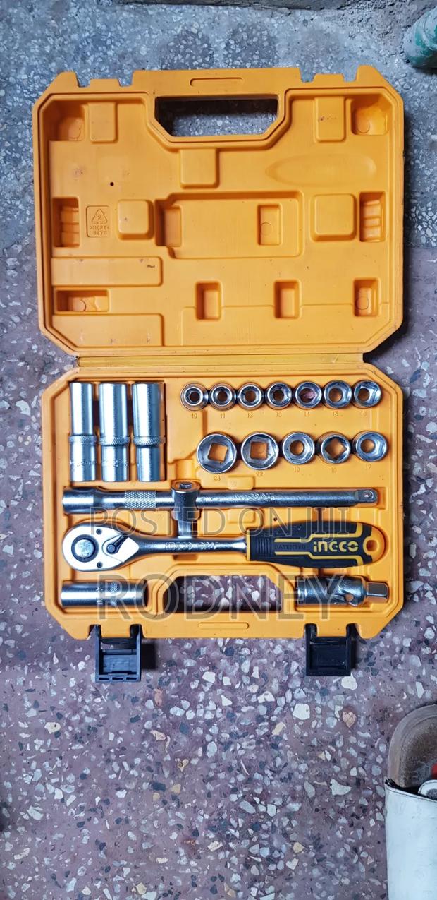 Ingco 20-Piece 1/2" Socket Set (Model Hkts12201) - thumbnail 2