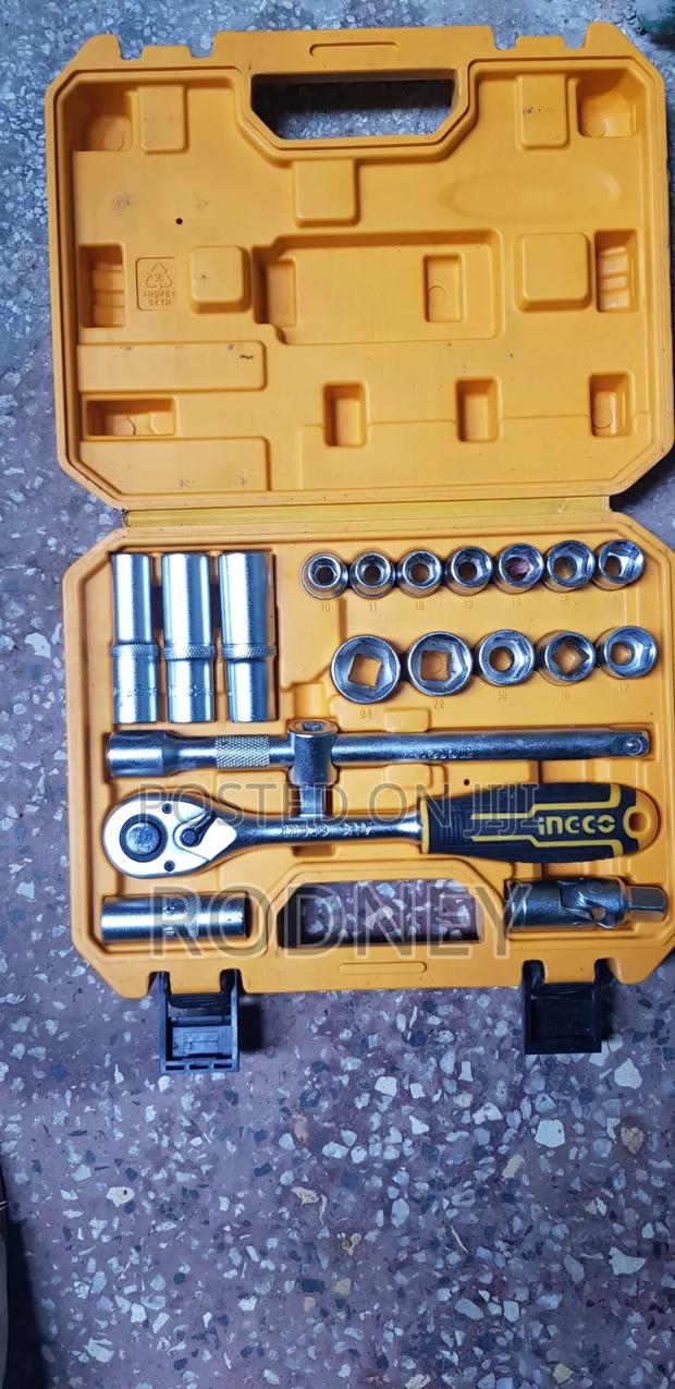 Ingco 20-Piece 1/2" Socket Set (Model Hkts12201) - thumbnail 4