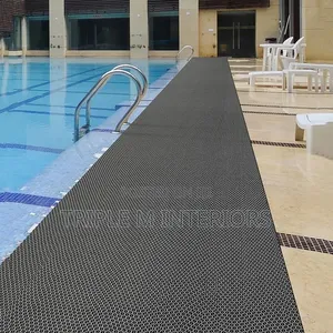Slipsafe Perforated S-Mat for Poolside Comfort