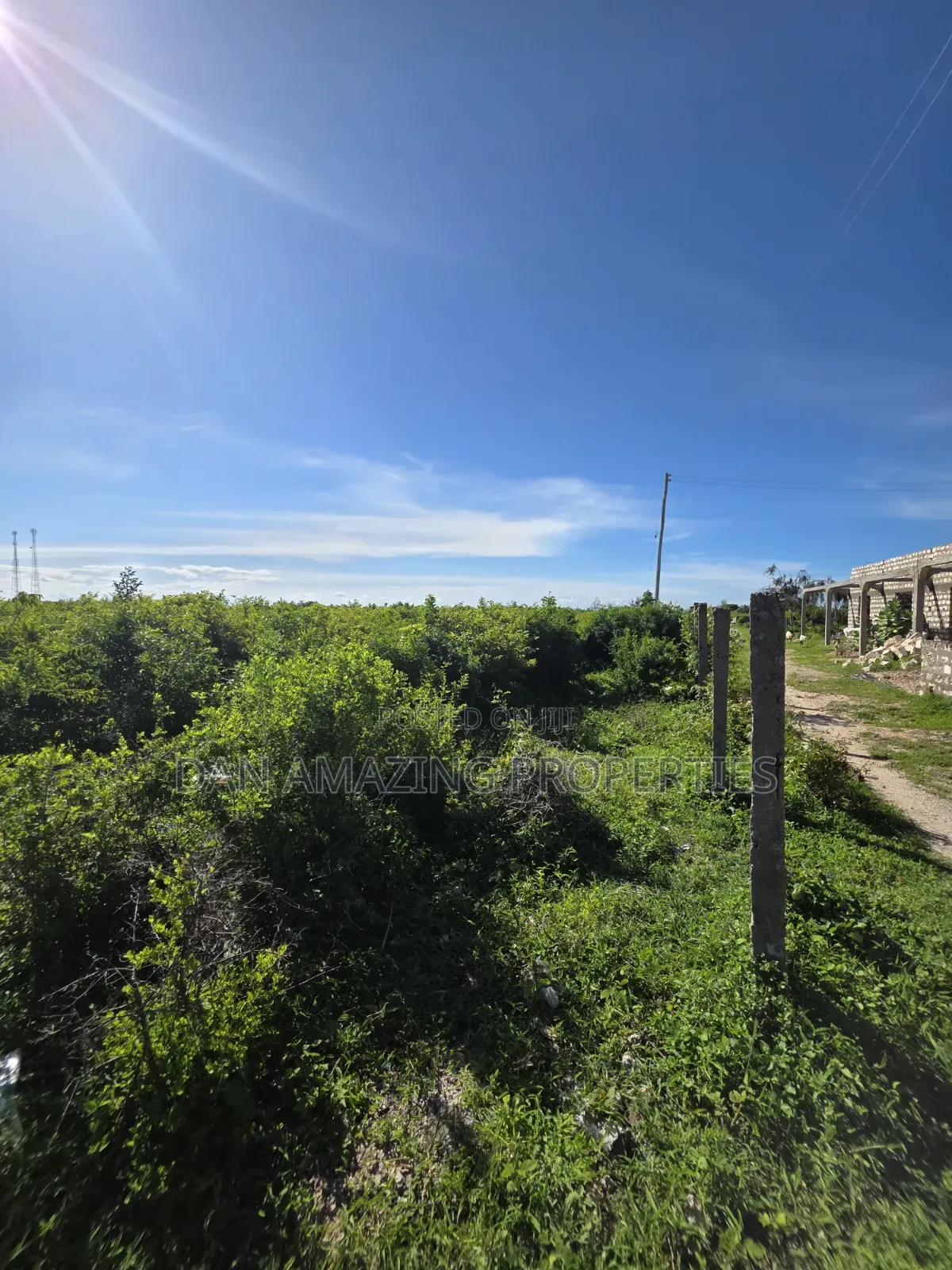 1 Acre Plot 2nd Row From the Beach Watamu Jacaranda for Sale