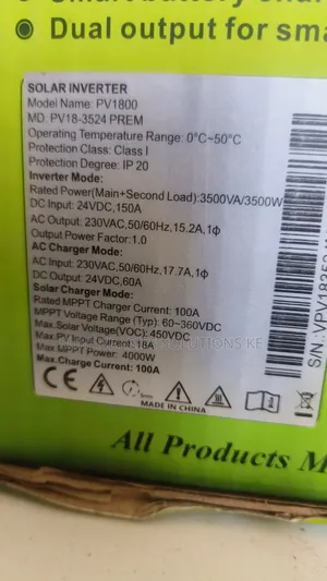 3.5kw 24v 150v Must Hybrid Inverter