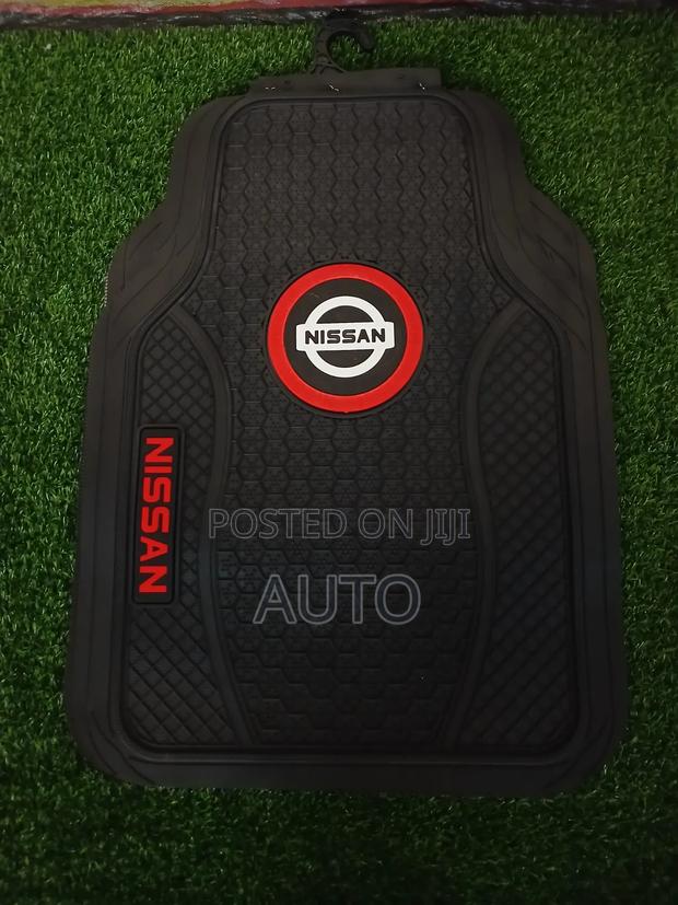 Branded Nissan Car Floor Mats 5pcs – Heavy Duty Rubber Waterproof Mats