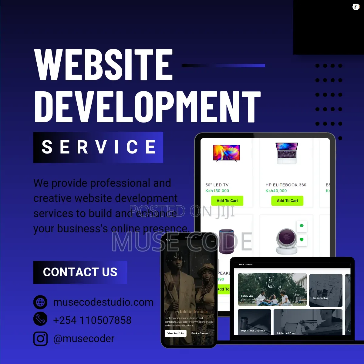 Professional Business Websites E-Commerce - Fast Responsive
