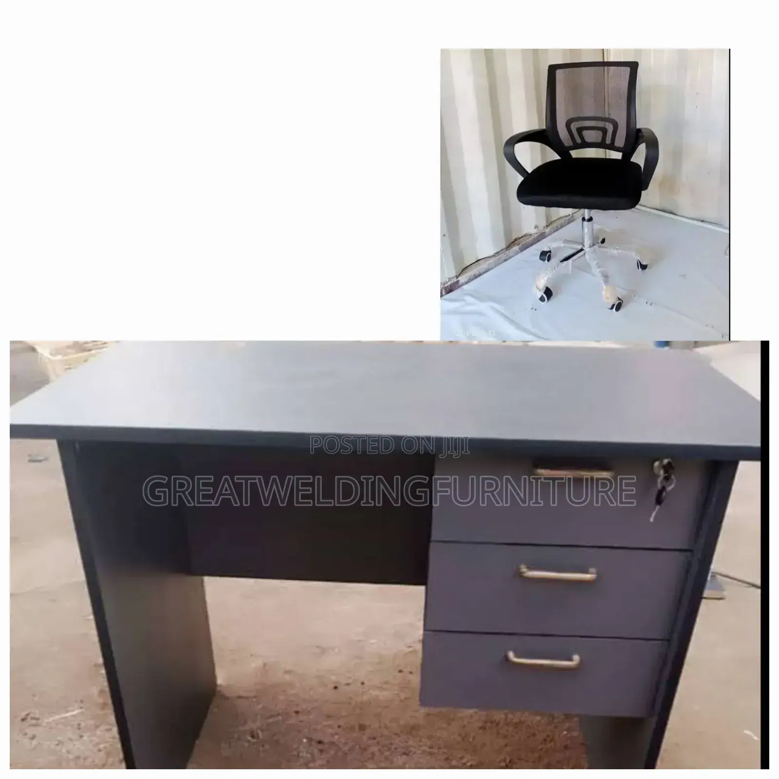 Grey Office Chair With Mesh