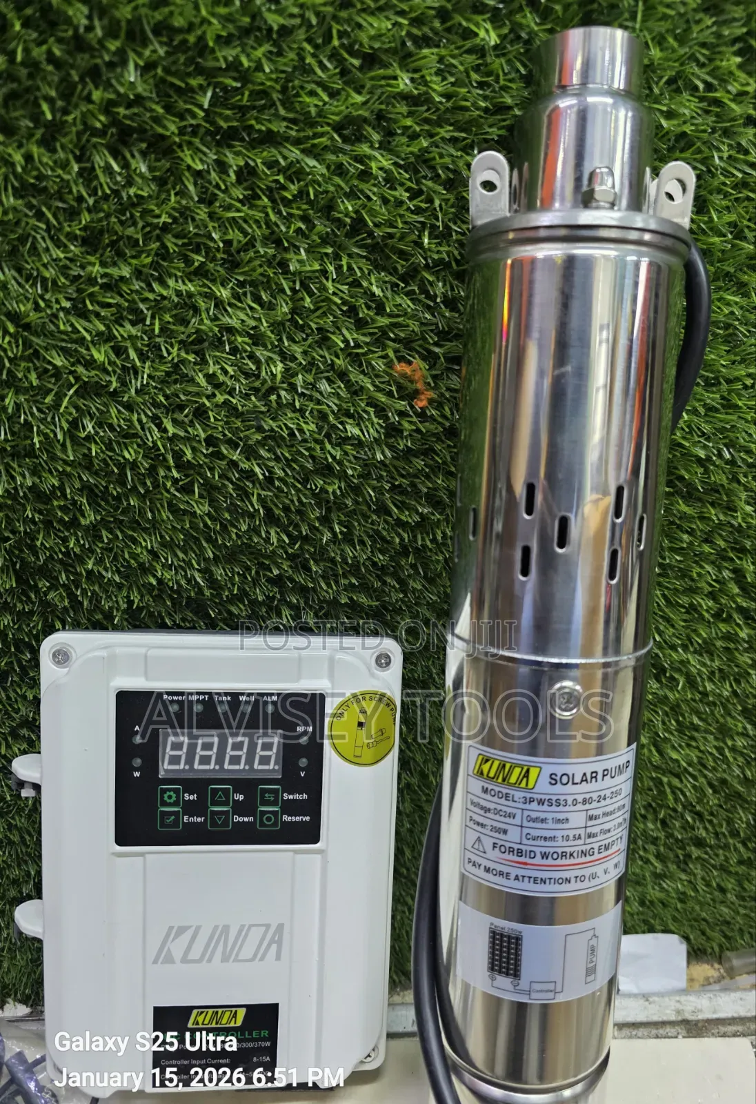 Solar Pump 80 MTRS/Kunda Submersible Water Pump