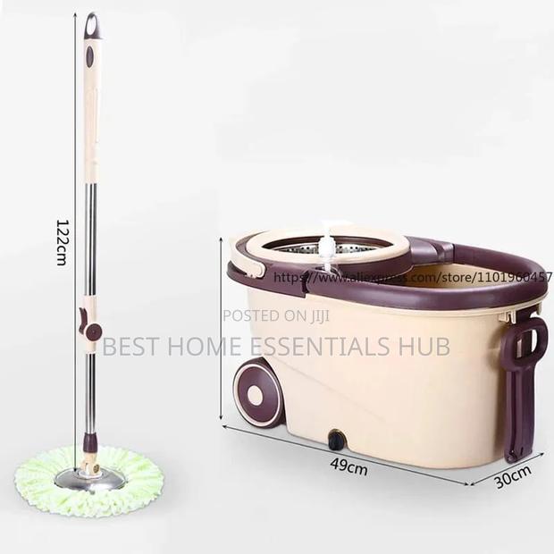 *360° Spin Mop With Bucket and Dehydration Basket - thumbnail 2