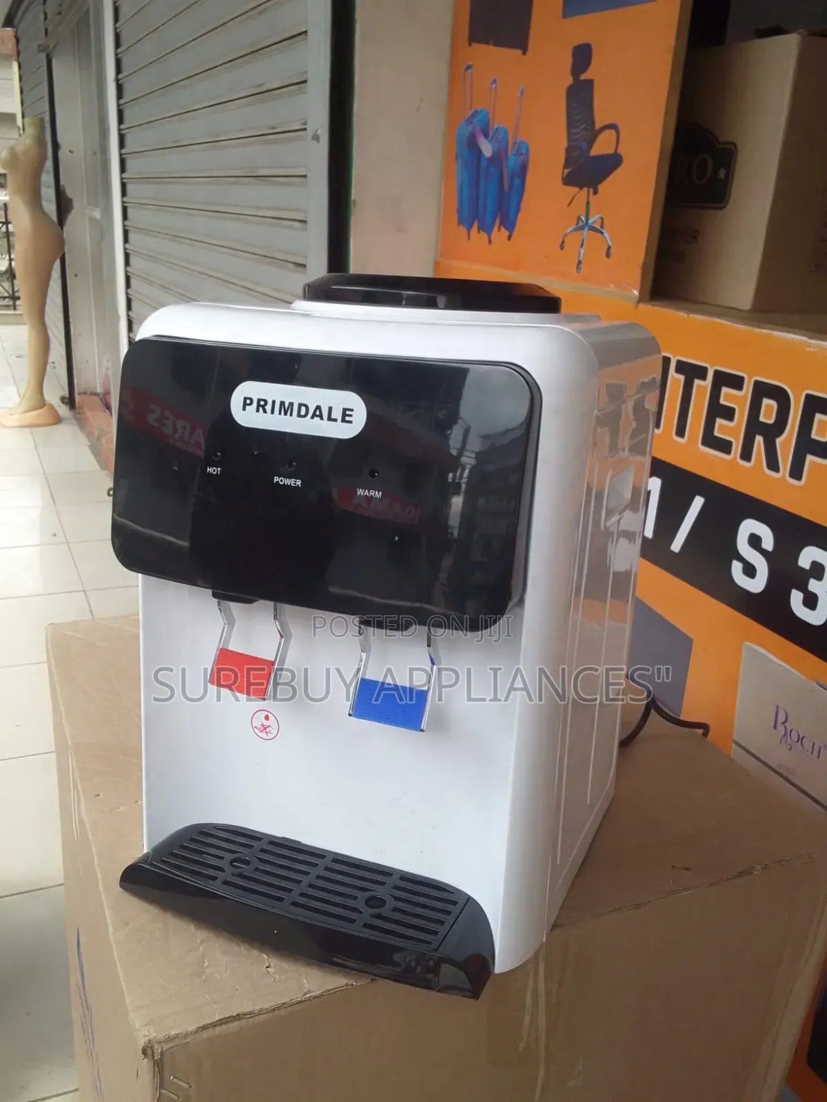 Primdale 2 Tap Compact Tabletop Water Dispenser
