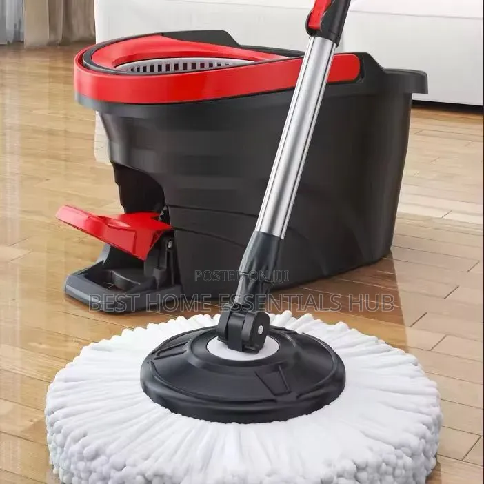 Heavy Duty Pedal Spin Mop Bucket Set