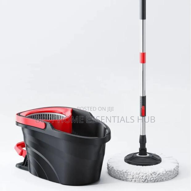 Heavy Duty Pedal Spin Mop Bucket Set - thumbnail 3