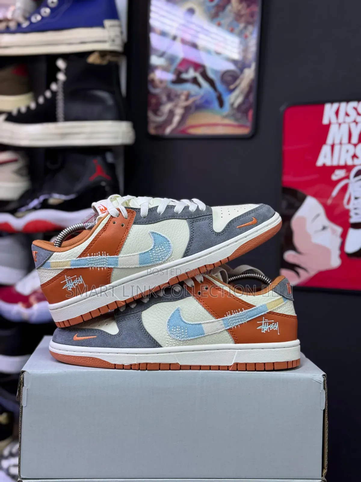 Nike Sb Dunk Low X Stussy “Cherry”