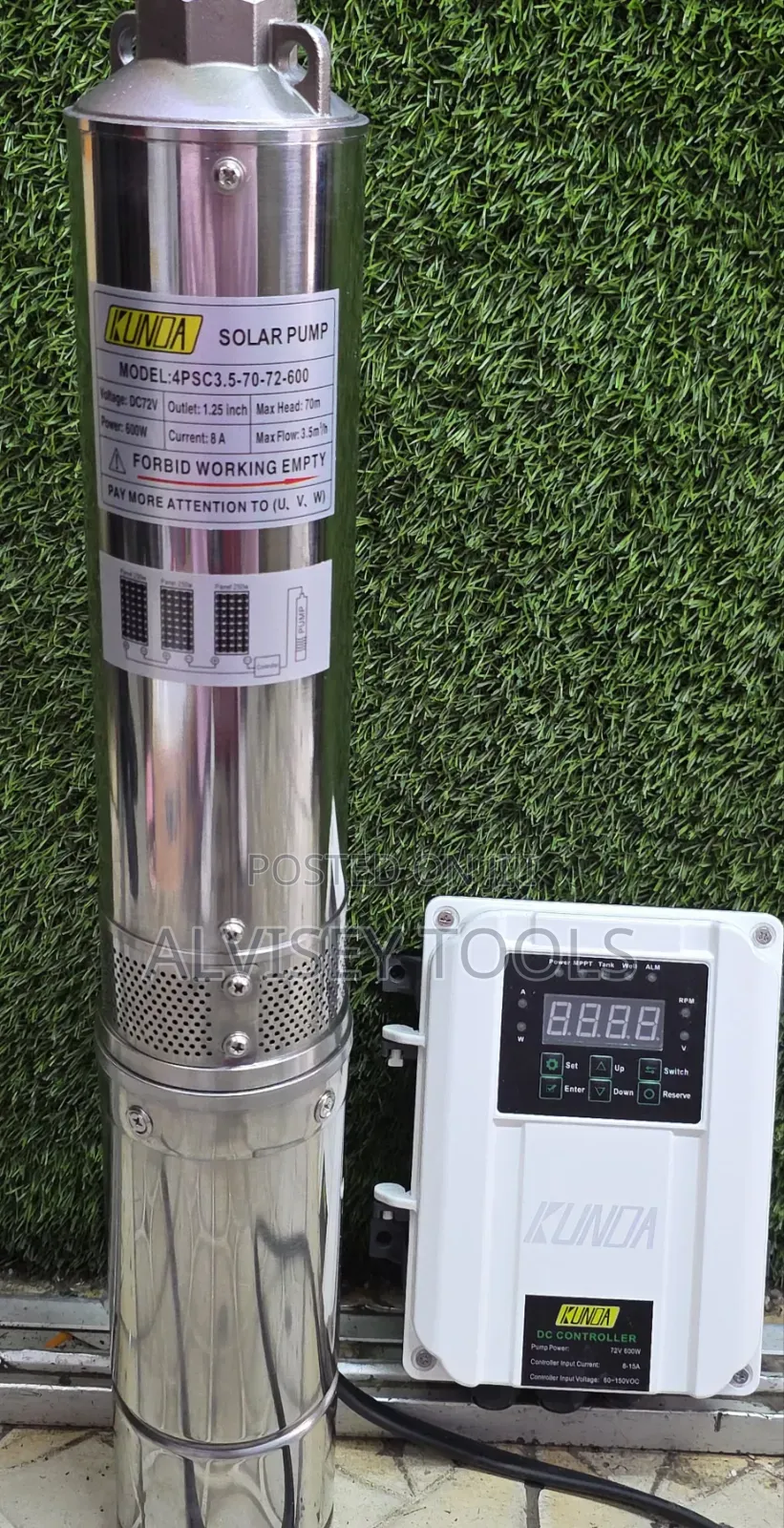 70mtrs Solar Submersible Pump