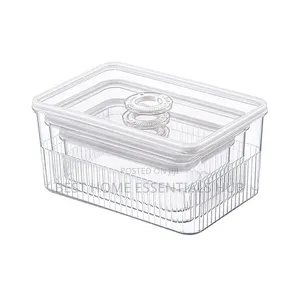3pcs Set Acrylic Transparent Fridge Organizer