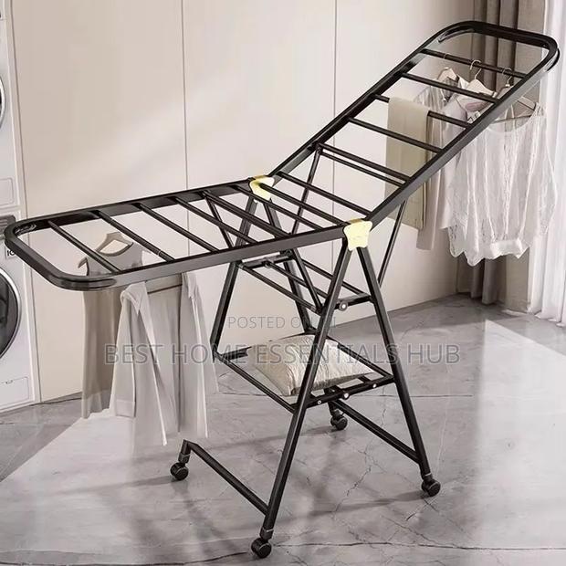 Heavy Duty Folding Clothes Drying Rack* - thumbnail 2