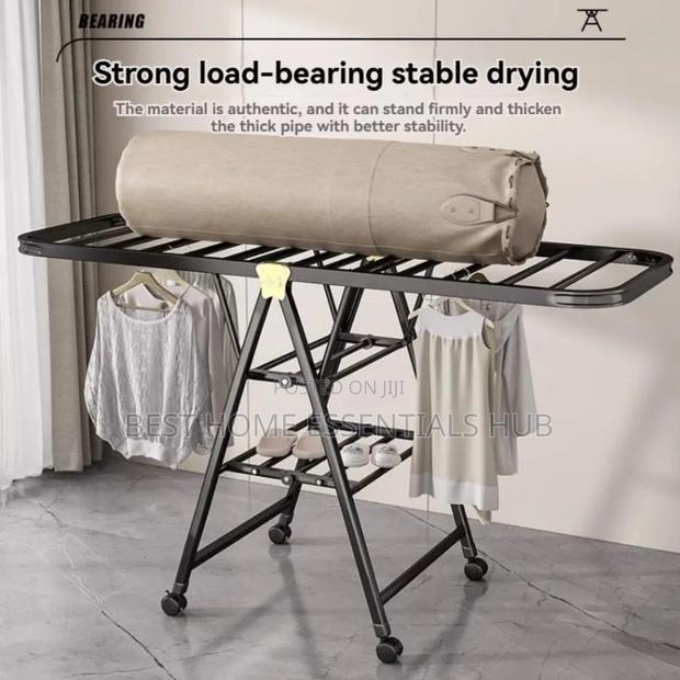 Heavy Duty Folding Clothes Drying Rack* - thumbnail 4