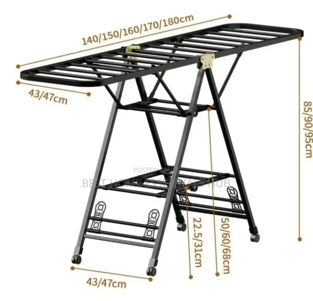 Heavy Duty Folding Clothes Drying Rack*