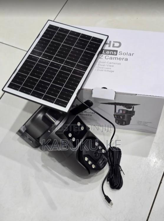 Ubox 4mp Wifi Solar Powered CCTV Camera With Audio