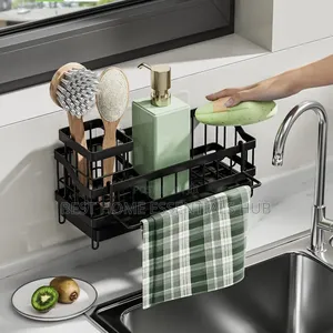 Sink Caddy With Water Draining Tray/Multifunctional Sink Sponge