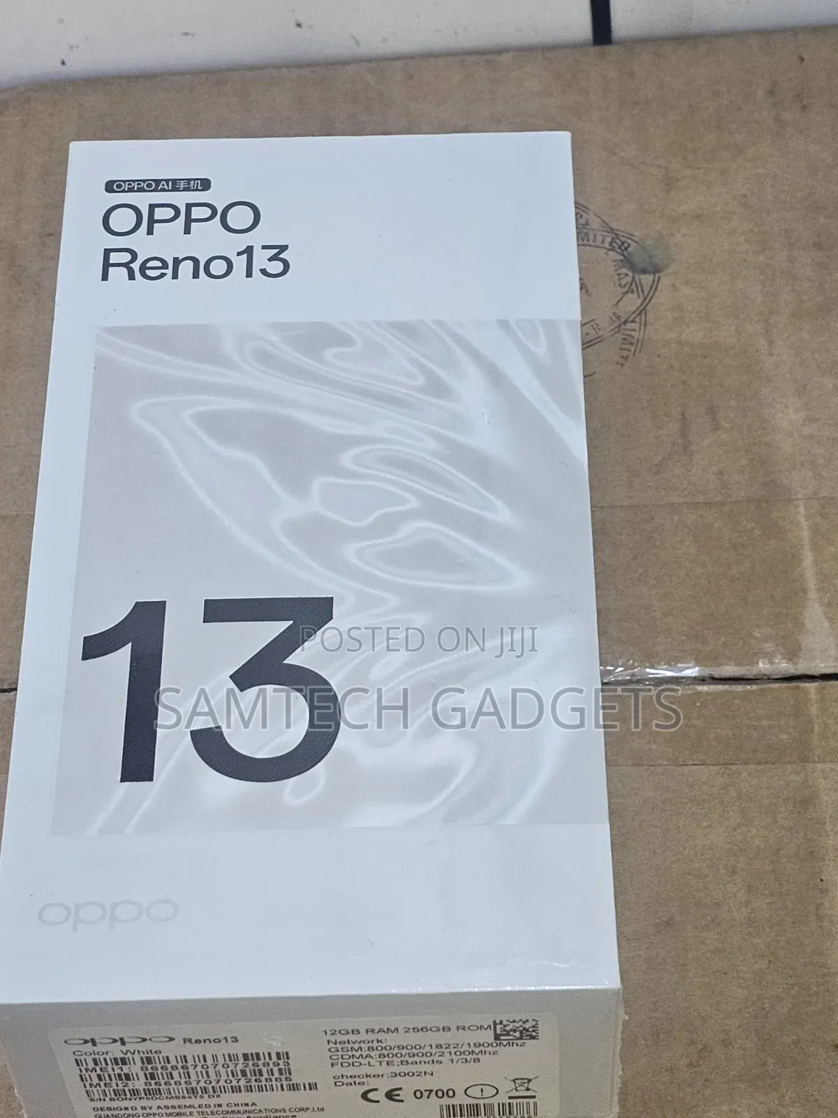 New Oppo Reno13 5G 256 GB Blue
