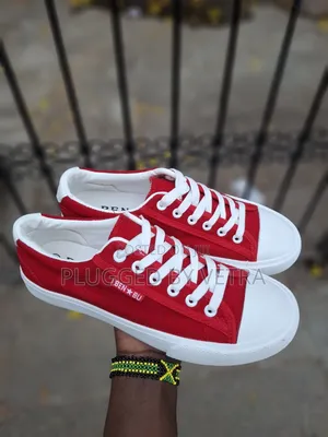 Benbu Rubbers in "Red White Colourway" in Size 36_42.