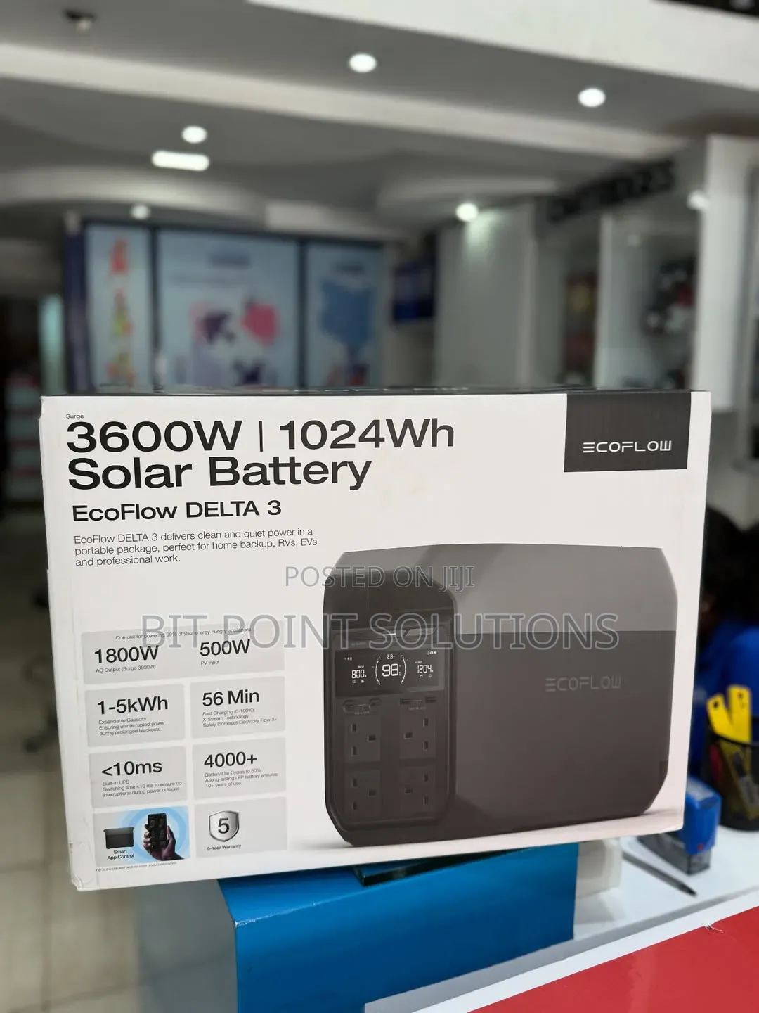 Ecoflow Delta 3 Portable Power Station Uk (Efdelta3-Uk)