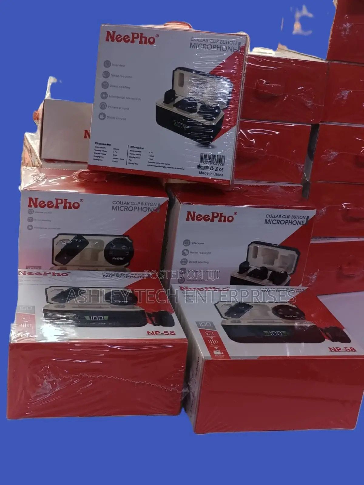 Neephoo Wireless Microphone – Clear Sound Recording System