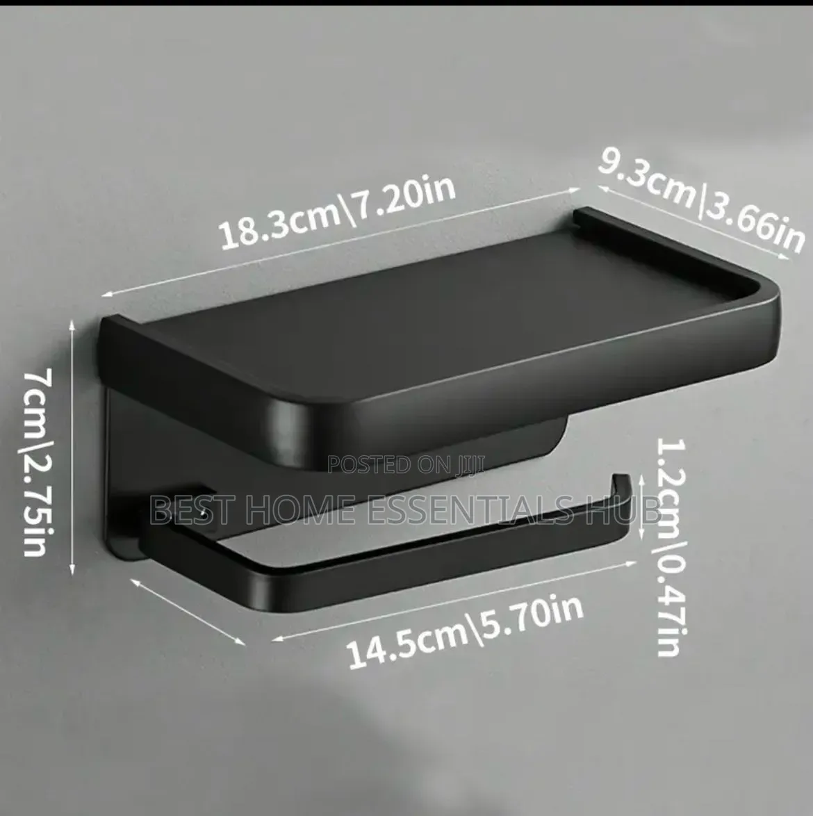 Metallic Toilet Tissue/Paper Holder