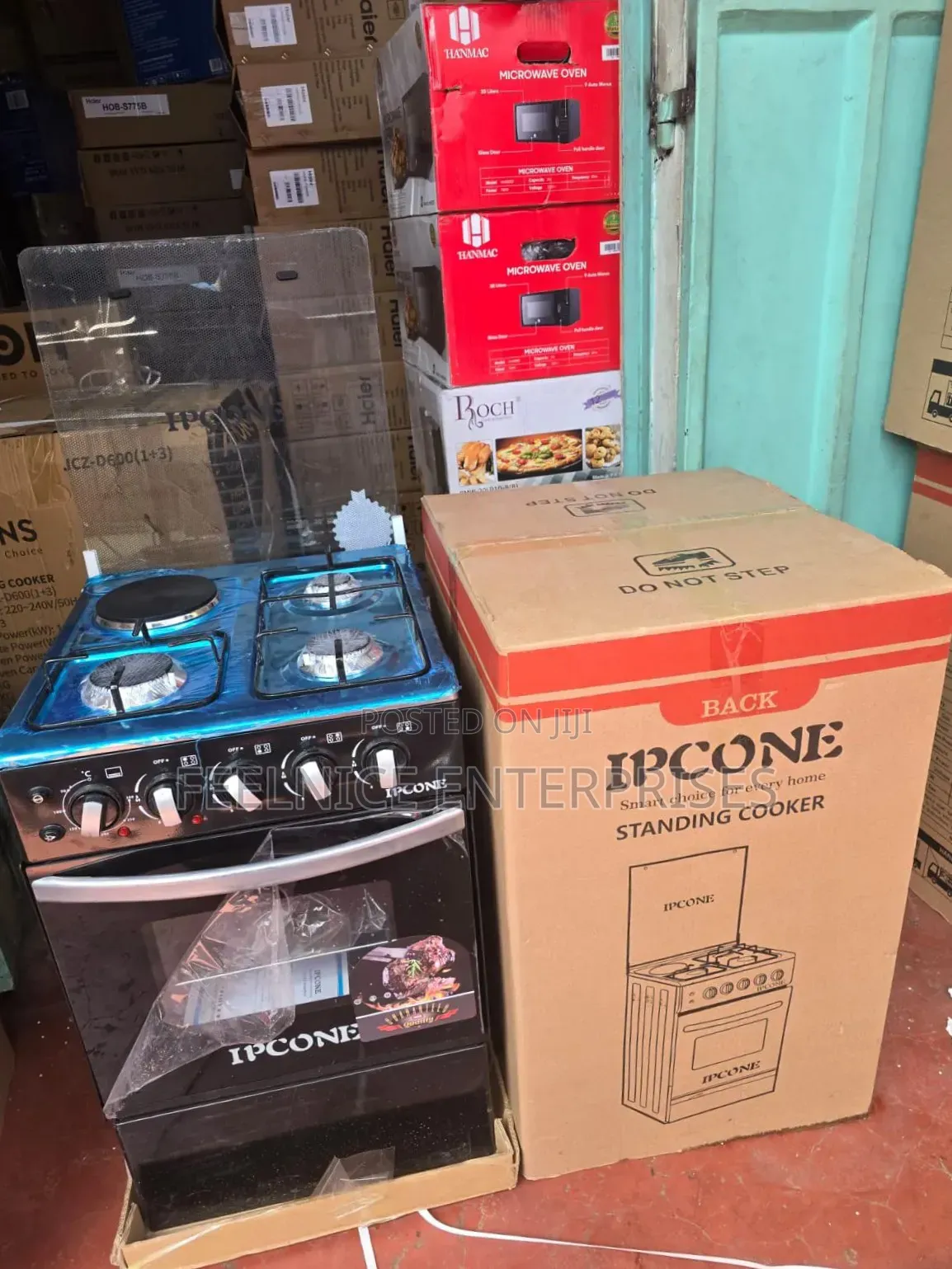 50*55 Ipcone 3+1 Standing Cooker With Electric Oven
