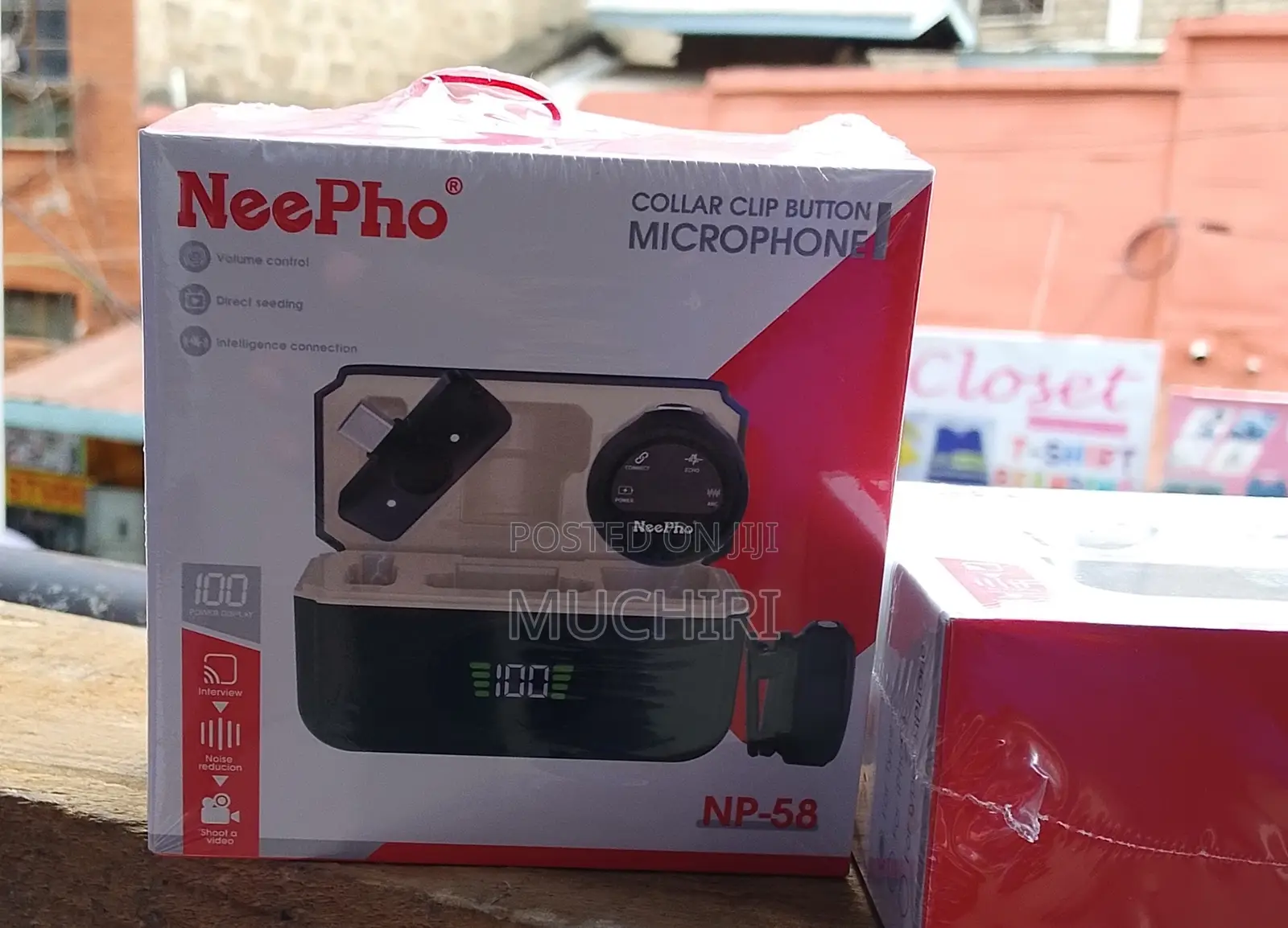High Quality Neepho Np-58 Dual Wireless Type-C iPhone Microphone