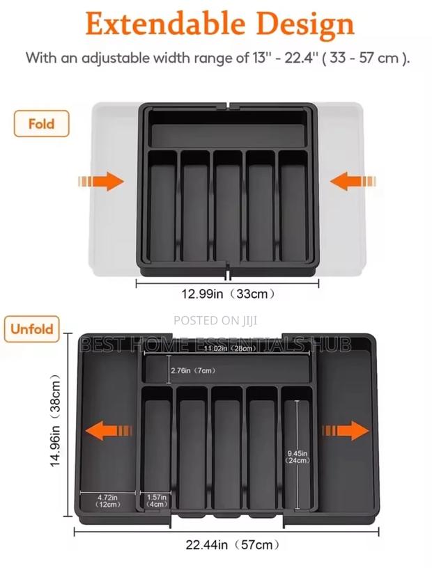 Expandable Cutlery Drawer Organizer - thumbnail 2